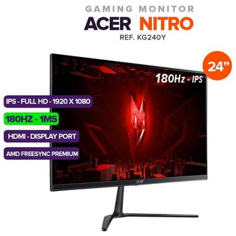 Monitor Gamer Acer Nitro Curvo 32 Pulg Full HD 165 Hz ED320QR