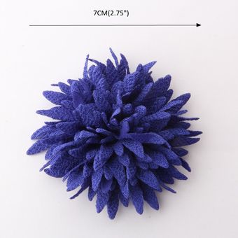 7cm 2,75 pulgadas flor de satén de seda para diademas Flores de corteza de tela Vintage para horquillas 10 Uds. accesorios de Boutique 