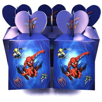 6 unidslote Spiderman fiesta de cumpleaños decoración para dulces r 