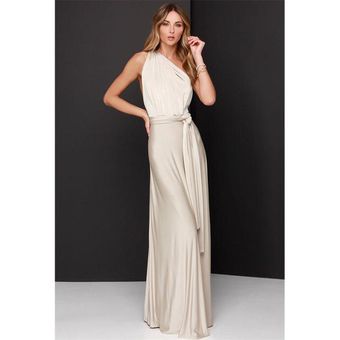 Vestido bandage largo bohemio entallado de mujer  vestido sexi convertible rojo de tirantes  infini 