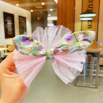 accesorios coreanos para el cabello hechos a mano Vinchas para niños y niñas hilo lazo corona diademas de princesa venta al por mayor 