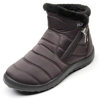 Botas de nieve con felpa para Mujer botines impermeables de talla g Botas de nieve con felpa para Mujer botines impermeables de talla g