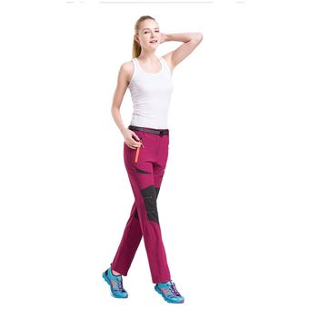 Pantalones de senderismo para mujer,ropa deportiva para pesc #Khaki 