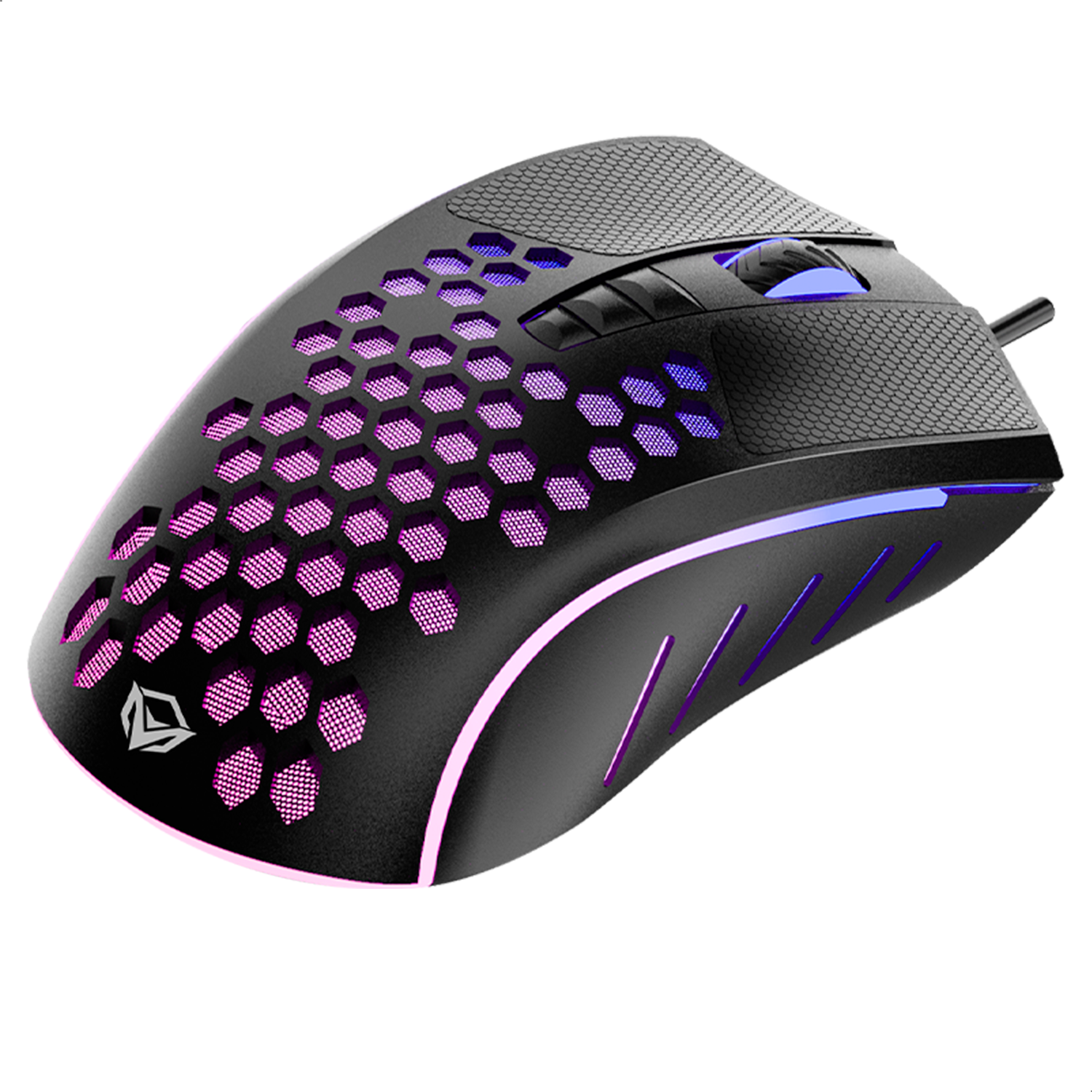 Mouse Gamer BINDEN GM015 hasta 6400 DPI Ajustable y Luz RGB