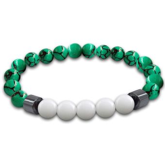 Pulsera Luminosa En La Oscuridad De La Obsidiana Natural Luz 