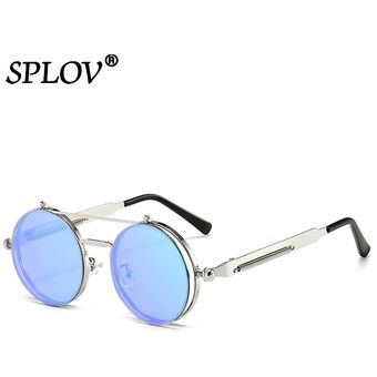 Gafas De Sol Steampunk Con Tapa Para Hombre Y Mujer Lentes De sunglasses 
