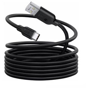 Cable Usb Tipo C 2 Metros 2.1a Carga Y Datos Color Negro