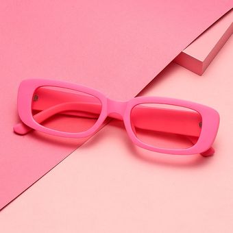 Fashion Y2k gafas de sol macho Macaron rosa pequeñomujer 