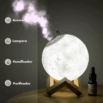 Humidificador con difusor aromático y luz de ambiente - El Arte del Perfume