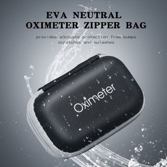 EVA Oxímetro neutro Bolsa de cremallera bolsa de almacenamiento Bolsa de almacenamiento de oxímetro 