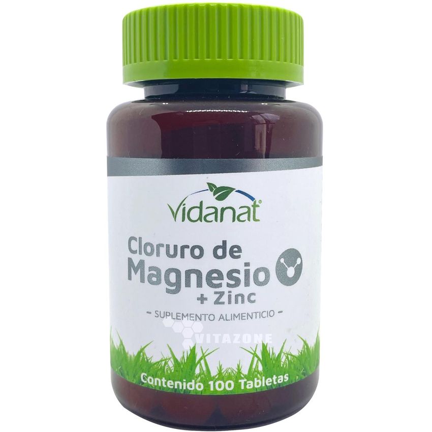Cloruro de Magnesio 100 cápsulas 500 mg Vidanat