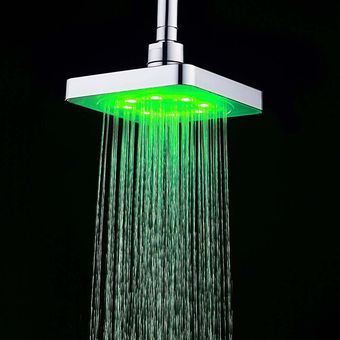 Ducha led cabezal de la ducha ducha de luz de 7 colores de iluminación  iluminación rojo verde azul