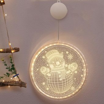 Cadena de la lámpara Linterna de Navidad 3D lámpara colgante de la lámpara de la lámpara de la habitación 