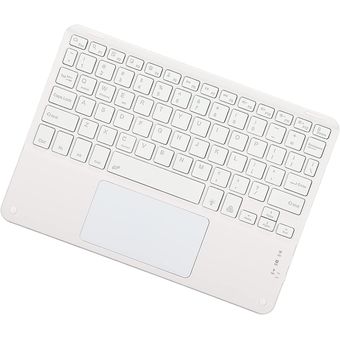 Mini Teclado Inalambrico Ultra Delgado Bluetooth 3.0 Touchpad Tablet  DN-H032 Blanco