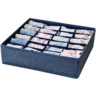 Organizador para almacenamiento de ropa organizador de artículos para ropa  interior caja separada para almacenamiento de ropa interior cajón caja  separadora(#Blue 24 gridsBlue 24 grids) | Linio México - GE598HL0Y3QIHLMX