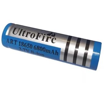 Oferta! Pila Batería Recargable 18650 6800mah 3.7v Linterna x unidad