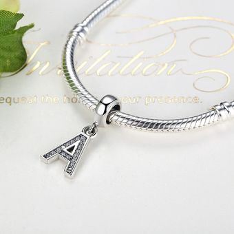 Realmente 925 Letras Alfabéticas De Plata Esterlina A-z De 