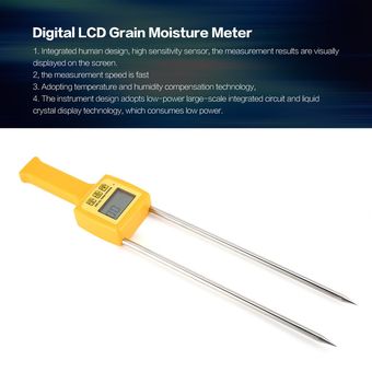 LCD digital medidor de humedad de grano maíz trigo arroz frijol trigo 