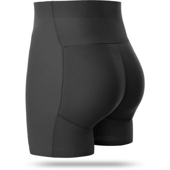 Bragas con Control de barriga para mujer pantalones cortos de cintu 
