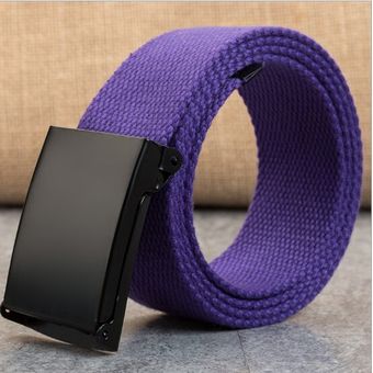 Cinturón De Lona Para Hombres Zld Hebilla De Metal Para De 