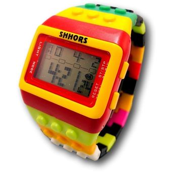 Reloj Lego Multicolor Con Luz Led Cronometro Fechador | Linio México SH473FA02CNOPLMX