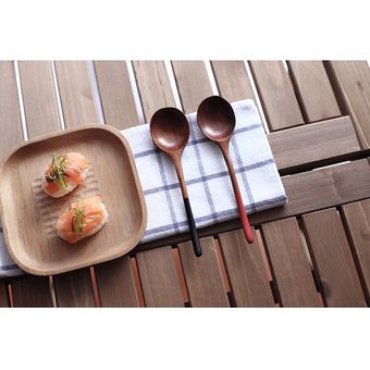 BalleenShiny-cuchara de madera de estilo japonés Natural para cocina 
