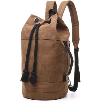 Small# mochila escolar de lona para hombre y mujer bolso de hombro, 