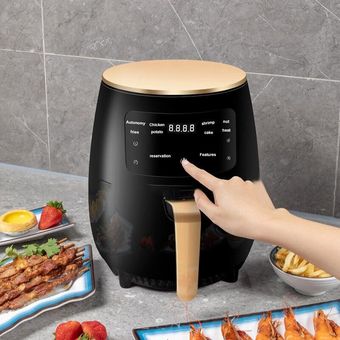 Air Fryer Home Multifuncional Smart con Pantalla Táctil 6L Grande TFixol  Freidora