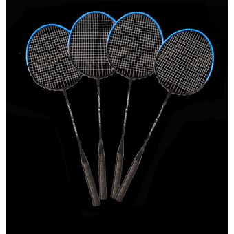 Set Raquetas X 2 Badminton + 2 Gallitos Volantes + Estuche GENERICO