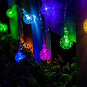#Blue Guirnaldas de Luces LED de energía Solar,iluminación de paisaje de jardín al aire libre,vaca 
