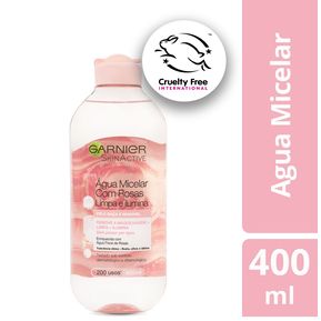 Agua Micelar Agua De Rosas Garnier Skin Active X 400 Ml