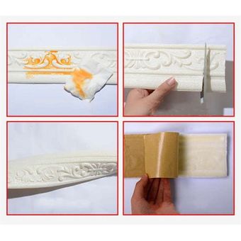 Pegatinas de pared de espuma 3D autoadhesivas  papel tapiz de placa .. 