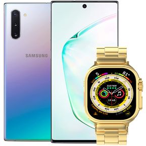 Samsung Galaxy Note 10 256GB Aura Glow + Smartwatch Ultra Go...