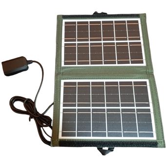 Panel Solar Portátil Para Bolso Con Usb 6v 7w
