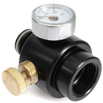 Paintball Co2 y válvula reguladora de tanque de aire de compresión de alta presión 0-200psi 