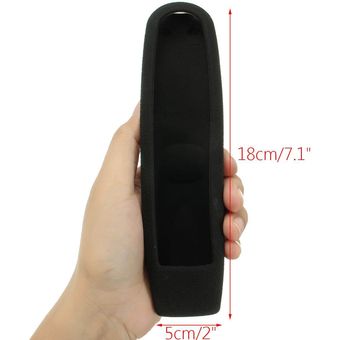 Funda de silicona negra a prueba de golpes con control remoto para Smart TV 3D AN-MR600 