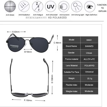 UV400 alta cad HD con le Gafas sol polarizadas niños 