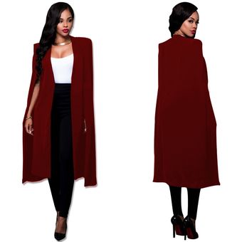 chaquetas largas para mujer