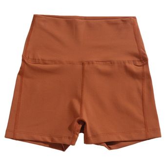 #orange red Pantalones cortos deportivos para correr,cómodos pantalones cortos deportivos para mujer,pantalones cortos deportivos para gimnasio,pantalones cortos de Yoga ajustados sin costuras de cintura alta 