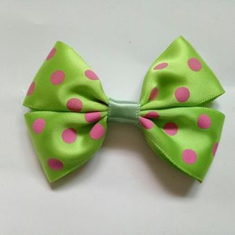 1pcs Punto Cinta Bowknot Niña Cabello Ropa Corbata Clip Arco 