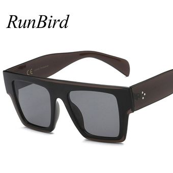 Runbird plano de gran tamaño gafas de sol cuadradasmujer 