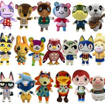 Peluche de Animal Crossing de 2130cm juguetes de Peluche de dibujos animados d 
