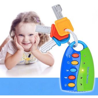 Simulación de juguetes educativos a distancia de control de la llave del coche de juguete de bloqueo temprana para niños 