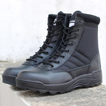 Zapatos Botas Para Trabajar de Hombre Casuales Altas Militares Calzado Masculino 