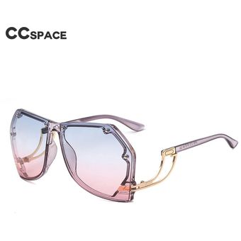 47259 Oversizec remaches sin marco gafas de sol demujer 