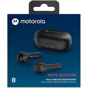 Audifonos Bluetooth TWS Recargables Negro Buds 085 Motorola