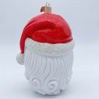 Santa Claus con máscara Llavero de Navidad ACCESORIOS DE COCHE DE CARA DE NAVIDAD DE LA RESIDA DE LA RESIDA 