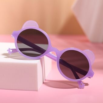 gafas de sol redondas para niños y niñas lentes de sol redondas para exteriores Estilo Vintage protección UV 