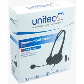 Diadema Call Center Z500 Unitec