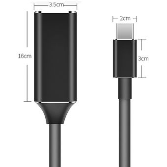 Adaptador compatible Usb C a HDMI 4K 30Hz C cable 